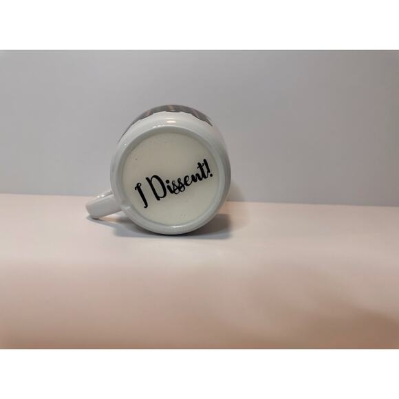 I Dissent! Ruth Bader Ginsburg inspired mug RBG, Dissent Collar, Supreme Court - Picture 2 of 2